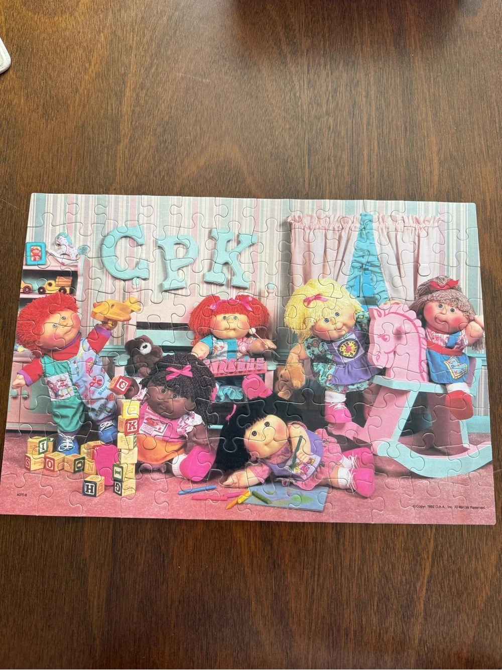 Vintage 1992 Cabbage Patch Kids COMPLETE Jigsaw Puzzle 100 Piece 11